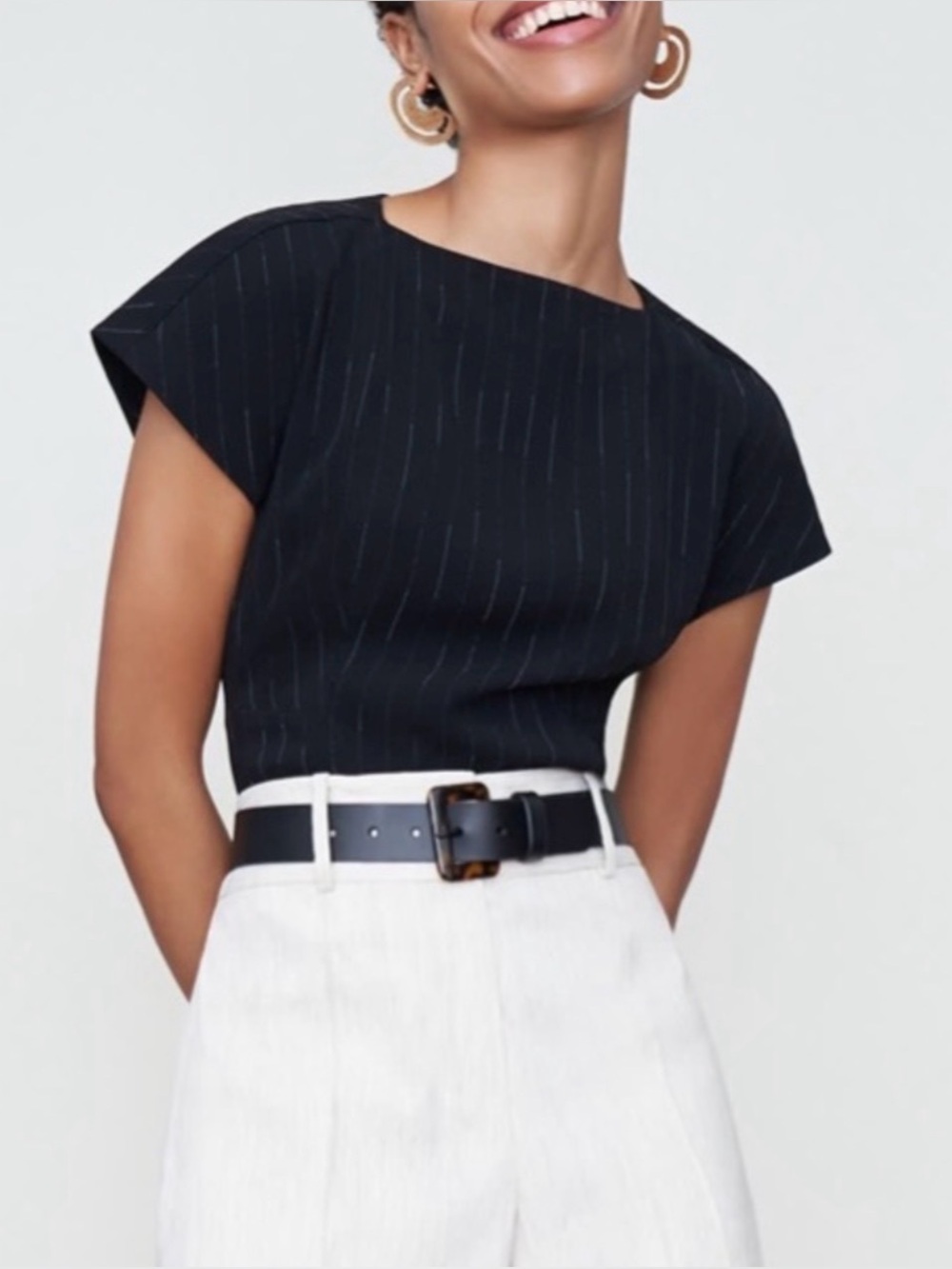 M.M. Lafleur The McDonough Top Faded Stripe NWT women’s medium